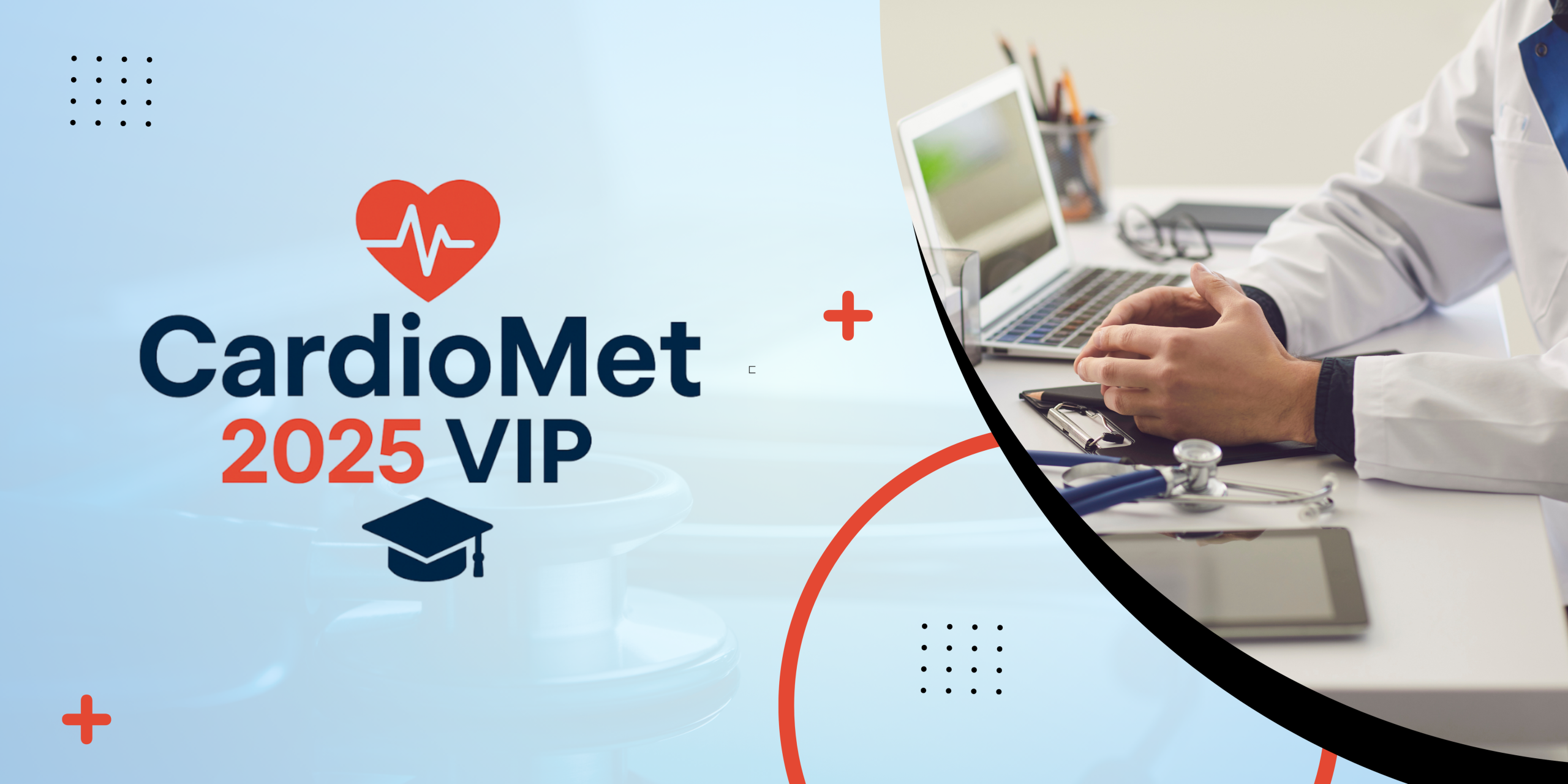 Blue and White Simple Medical Center Banner